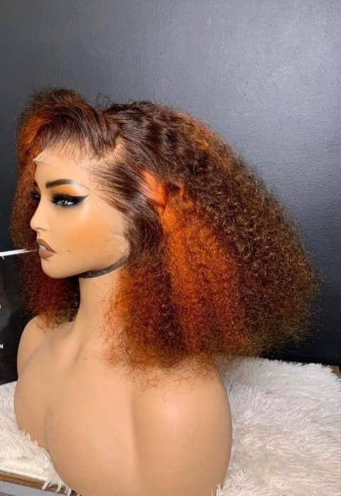 Jerry curly human hair 18inches