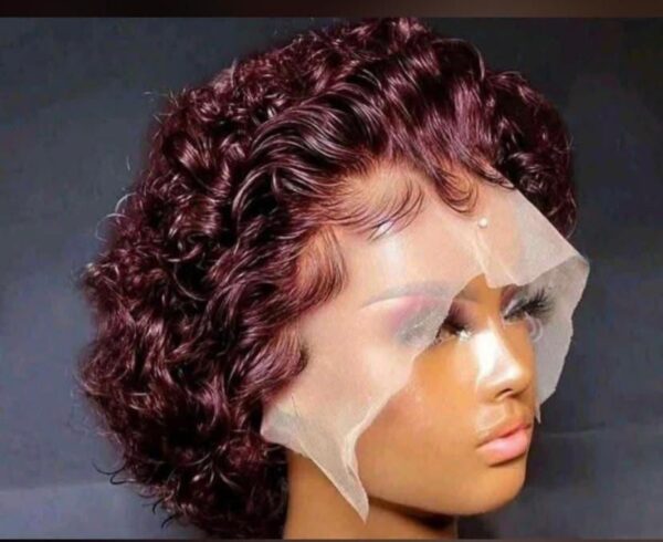 Mini frontal Jerry curly human