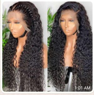 32680372-8f0d-425d-a586-429147299eac Full frontal human hair water curly 30 inches