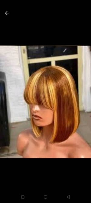 💯 percent human hair piano color fringe