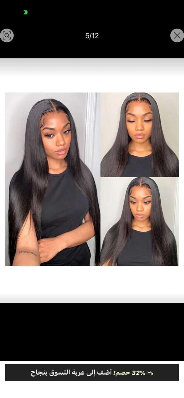 Full frontal human hair 28 inches straight