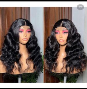 Body wave hair blend t closure