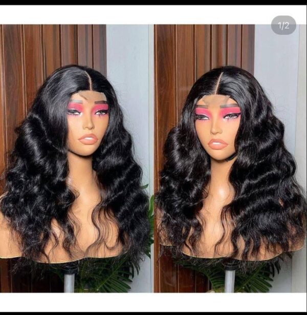 Body wave hair blend t closure