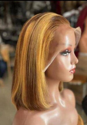 Full frontal human hair sdd 16 inches piano color