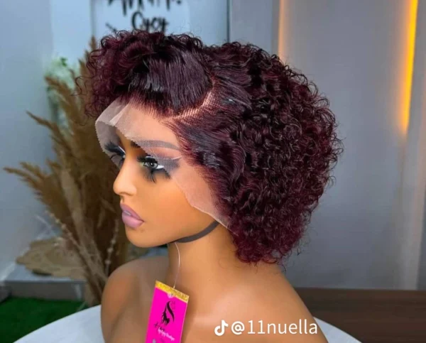 Full frontal human hair Jerry curly