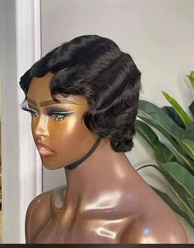 human hair finger wave