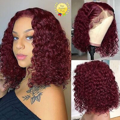 Full frontal 16 inch human hair Jerry curly
