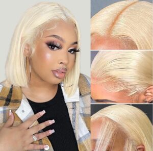 Full frontal human hair DD blonde 12 inches