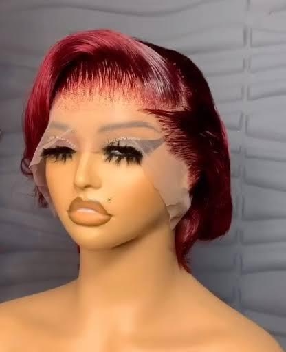 Full frontal tiwa human hair wine