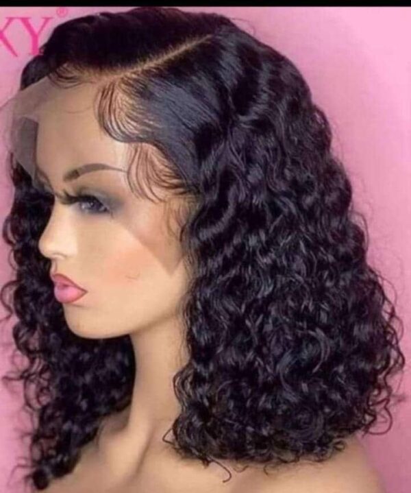 Full frontal human hair deep wave 16 inches