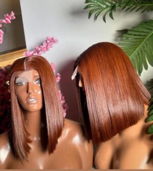 12 inches Vietnam bone straight chestnut
