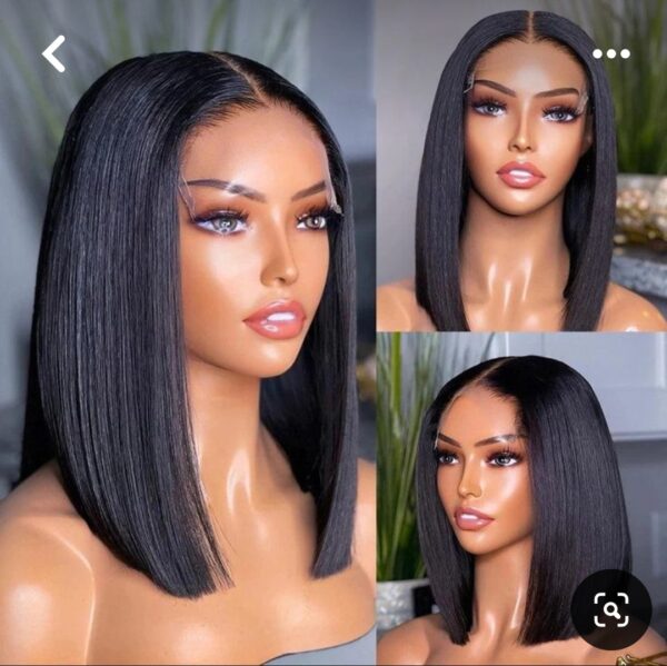 Chinese bone straight 12 inches 2 by 6 closure