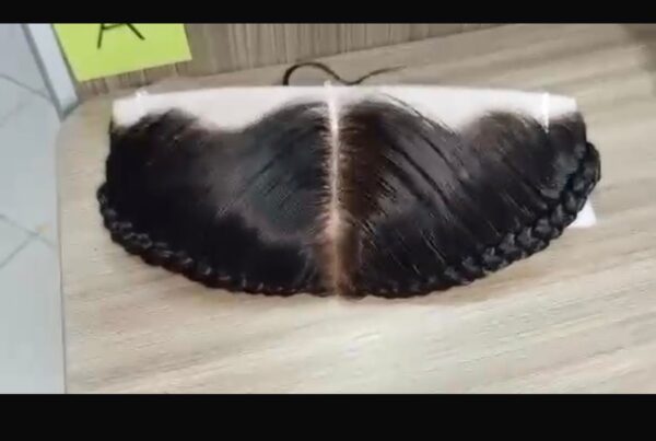 Full frontal human hair glueless
