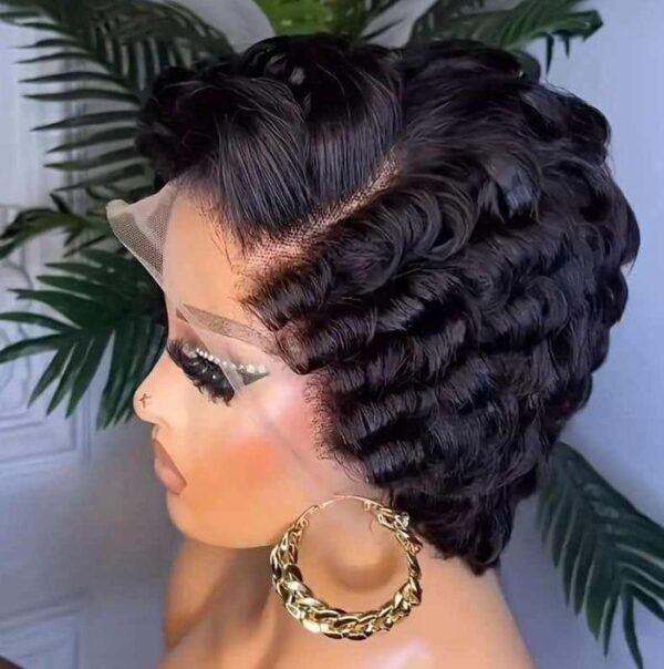 Full frontal human hair pixel cut SDD tiwa